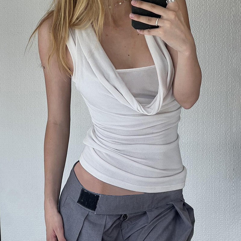 Aureline Folded Strap Vest