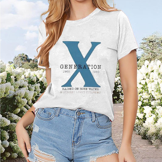 Cazelle Print Round Neck Tee
